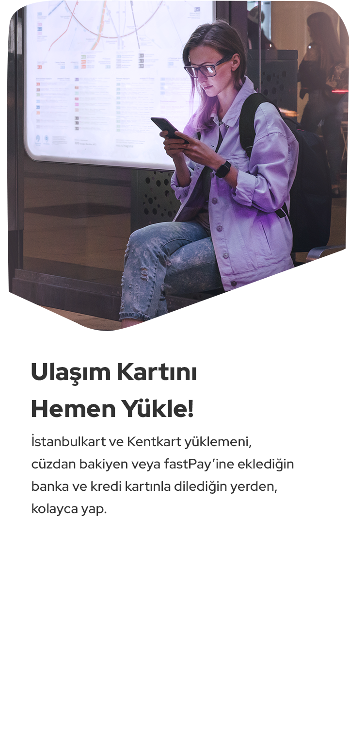 UlaÅŸÄ±m kartÄ±na masrafsÄ±z online para yükle